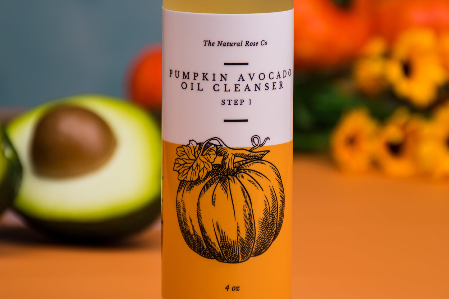 Pumpkin Avocado Oil Cleanser 4 oz - The Natural Rose 