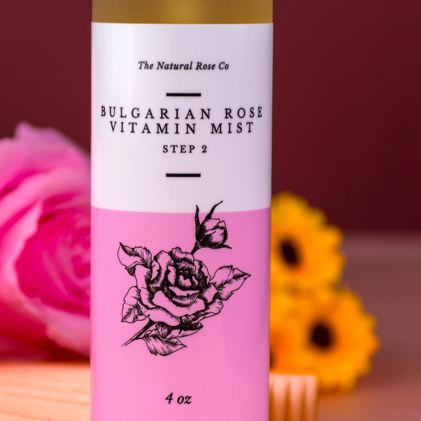 Bulgarian Rose Vitamin Mist 4 oz - The Natural Rose 